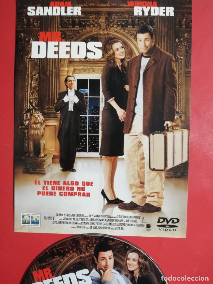 Cine: Lote DVD Mr. Deeds (descatalogado, Adam Sandler, Winona Ryder, John Turturro) - Foto 1 - 312365758