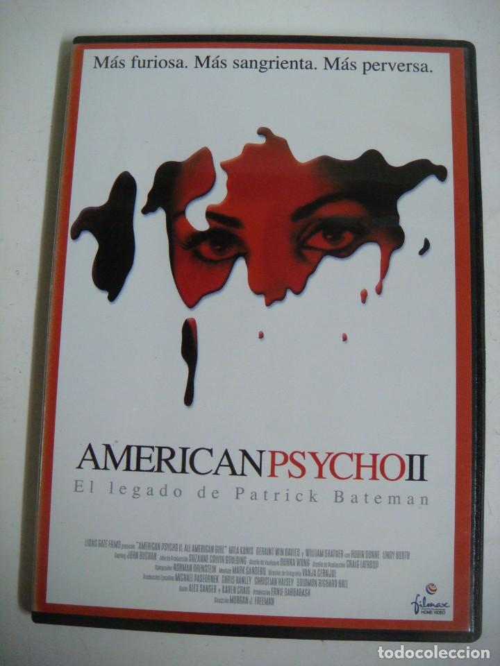 Cine: D.V.D DE AMERICANPSYCHO II EL LEGADO DE PATRICK BATEMAN