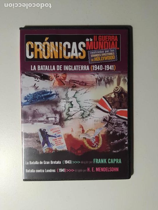 Cine: Cr&oacute;nicas de la II guerra Mundial. La batalla de Inglaterra (1940-1941). DVD. TDKV16B