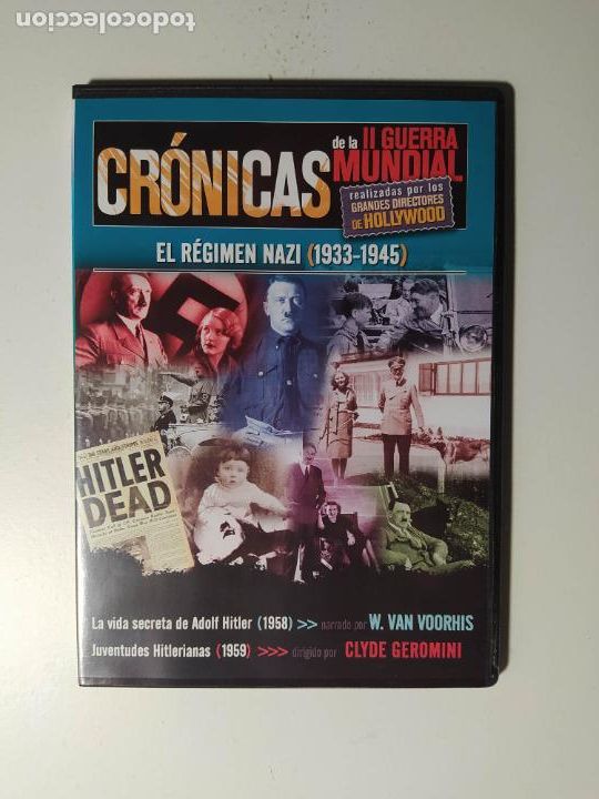 Cine: CR&Oacute;NICAS DE LA II GUERRA MUNDIAL. EL R&Eacute;GIMEN NAZI 1933-1945. DVD. TDKV16B