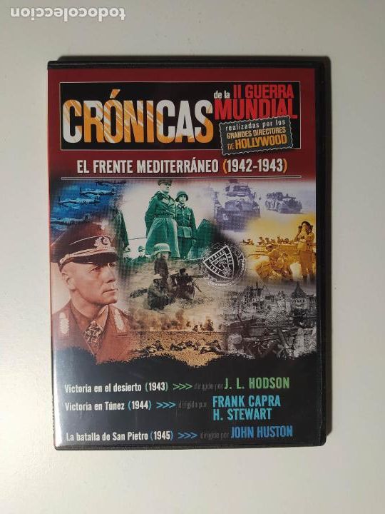 Cinema: CRONICAS DE LA II GUERRA MUNDIAL. EL FRENTE MEDITERRANEO 1942-1943. DVD. TDKV16B