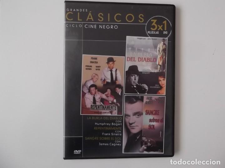 Cinema: LA BURLA DEL DIABLO / REPENTINAMENTE / SANGRE SOBRE EL SOL (GRANDES CLASICOS DEL CINE NEGRO)