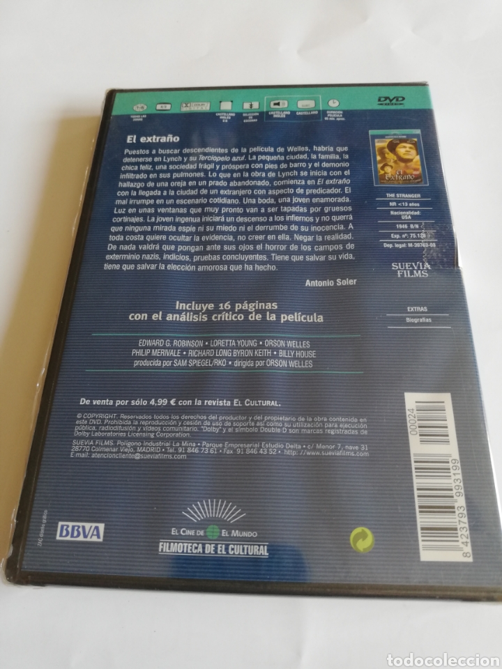 Cine: El extra&ntilde;o Dvd PRECINTADO - Foto 2