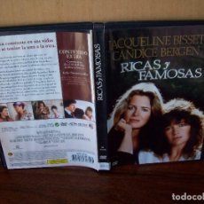 Cine: RICAS Y FAMOSAS - JACQUELINE BISSET - CANDICE BERGEN - DE GEORGE CUCKOR - DVD. Lote 313462843