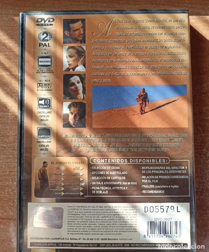 Cine: El paciente ingl&eacute;s - DVD - Foto 2