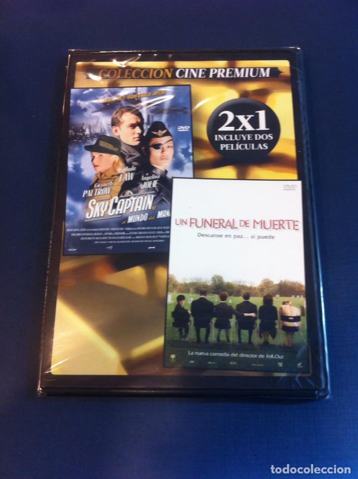 Cine: DVD (PRECINTADO) CINE PREMIUM. SKY CAPTAIN. UN FUNERAL DE MUERTE
