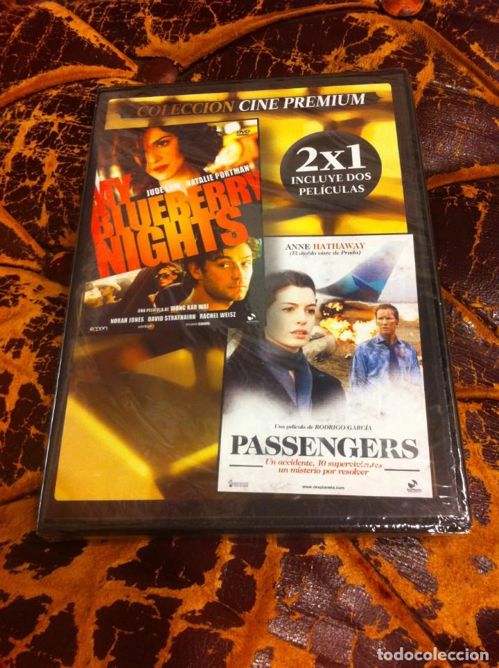 Cine: DVD (PRECINTADO) CINE PREMIUM. MY BLUEBERRY NIGHTS. PASSENGERS.