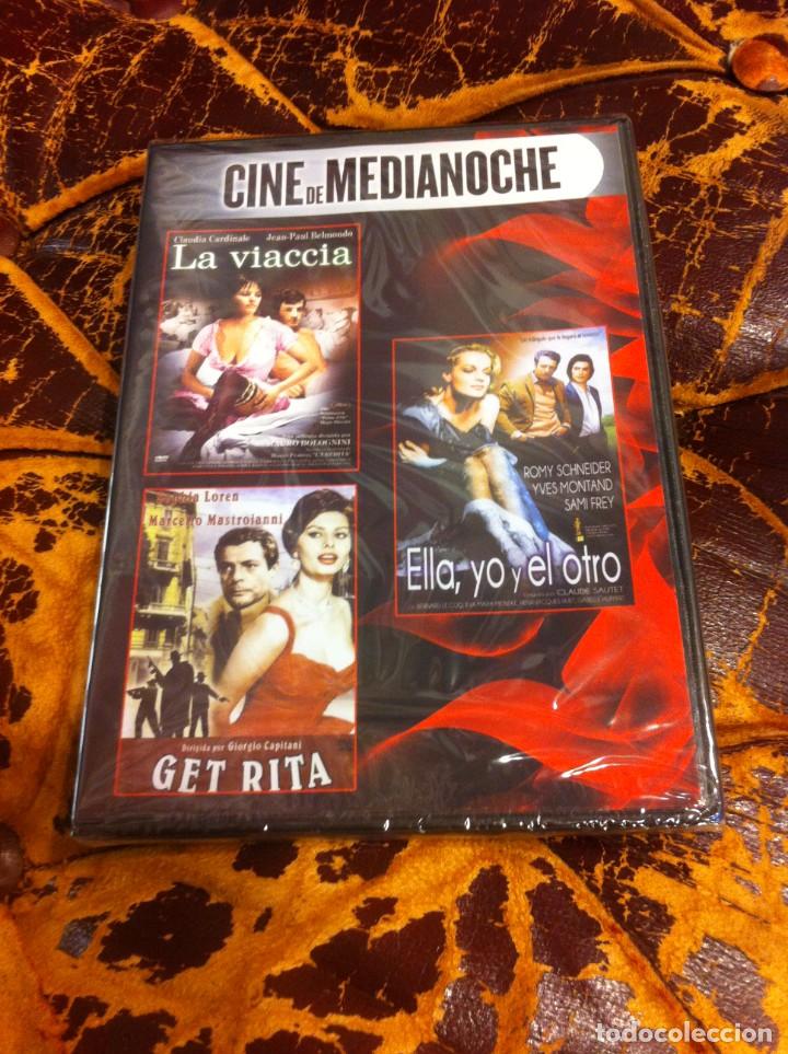 Cinema: DVD (PRECINTADO) CINE DE MEDIANOCHE. LA VIACCIA. ELLA, YO Y EL OTRO. GET RITA.