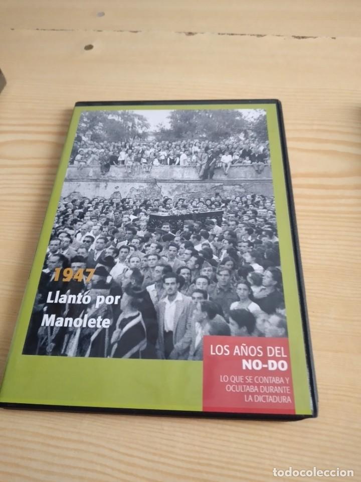 Cine: M-46 DVD LOS A&Ntilde;OS DEL NO-DO 1947 LLANTO POR MANOLETE