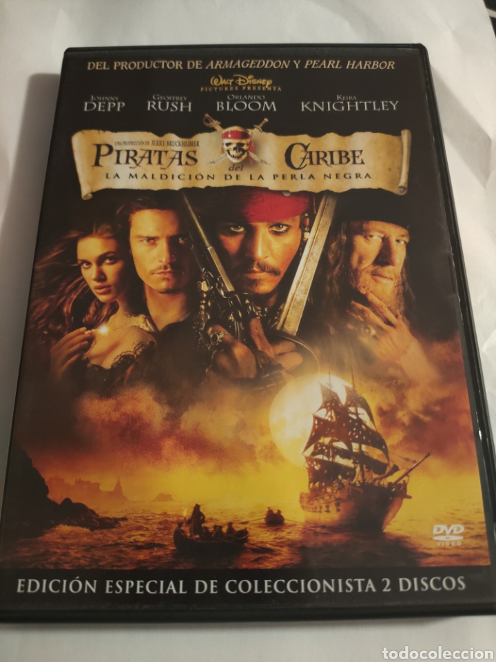 Cine: S468 piratas del caribe la maldici&oacute;n de la Perla negra DVD SEGUNDAMANO