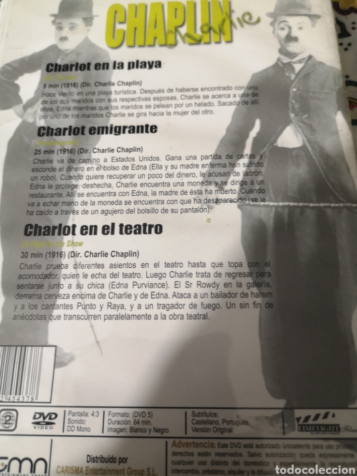 Cine: CHAPLIN DVD N&deg;-4 en dvd - Foto 2