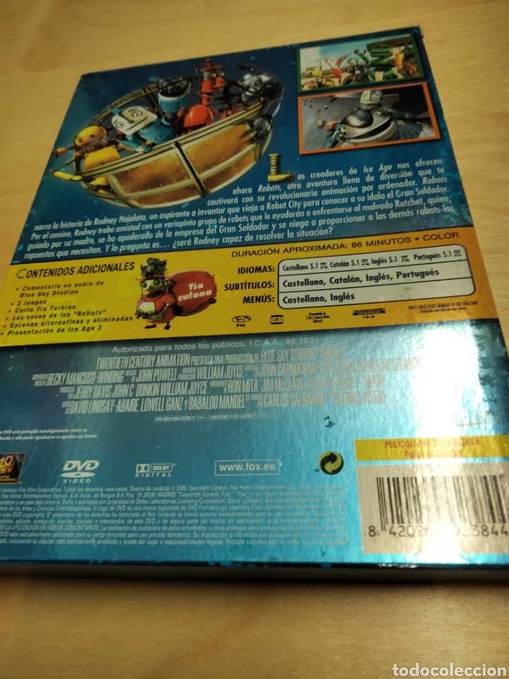Cine: Pel&iacute;cula Robots dvd -45 - Foto 2