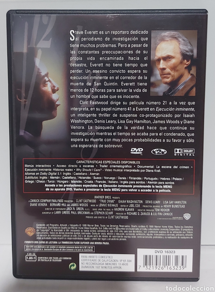 Cine: Ejecuci&oacute;n inminente (Dvd) - Foto 2