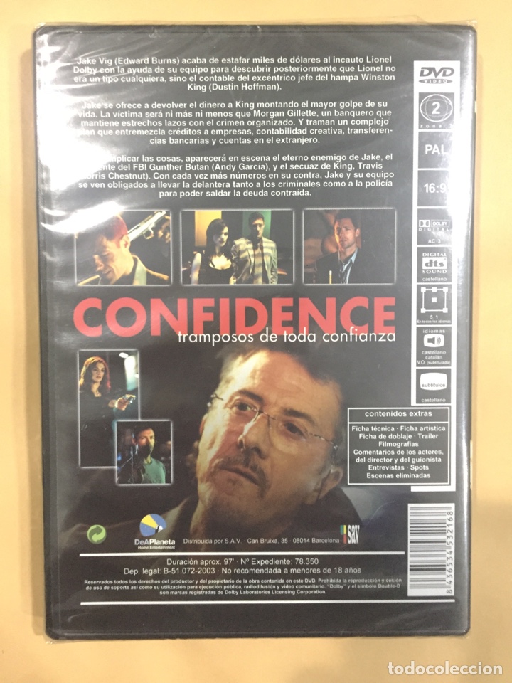 Cine: Confidence DVD - Precintado - - Foto 2