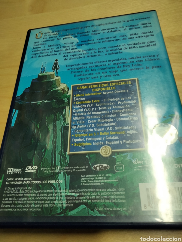 Cine: Atlantis el imperio perdido dvd -155 - Foto 2