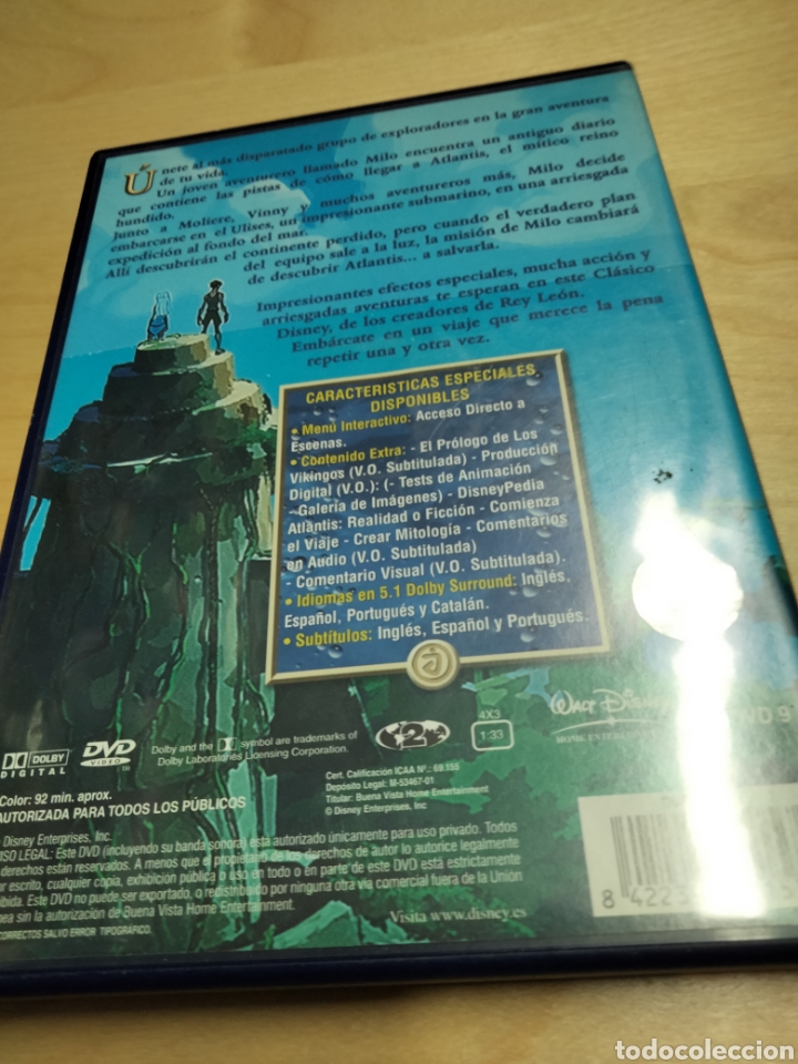 Cine: Atlantis el imperio perdido dvd -155 - Foto 2