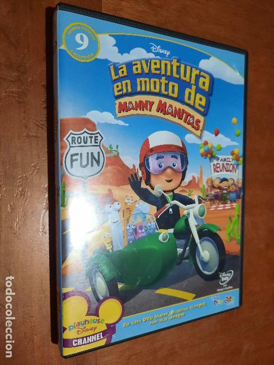 Cin&eacute;ma: MANNY MANITAS. LA AVENTURA EN MOTO 9. DVD EN BUEN ESTADO.