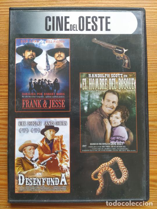 Cin&eacute;ma: DVD FRANK & JESSE / EL HOMBRE DEL BOSQUE / DESENFUNDA - CAJA SLIM (014)