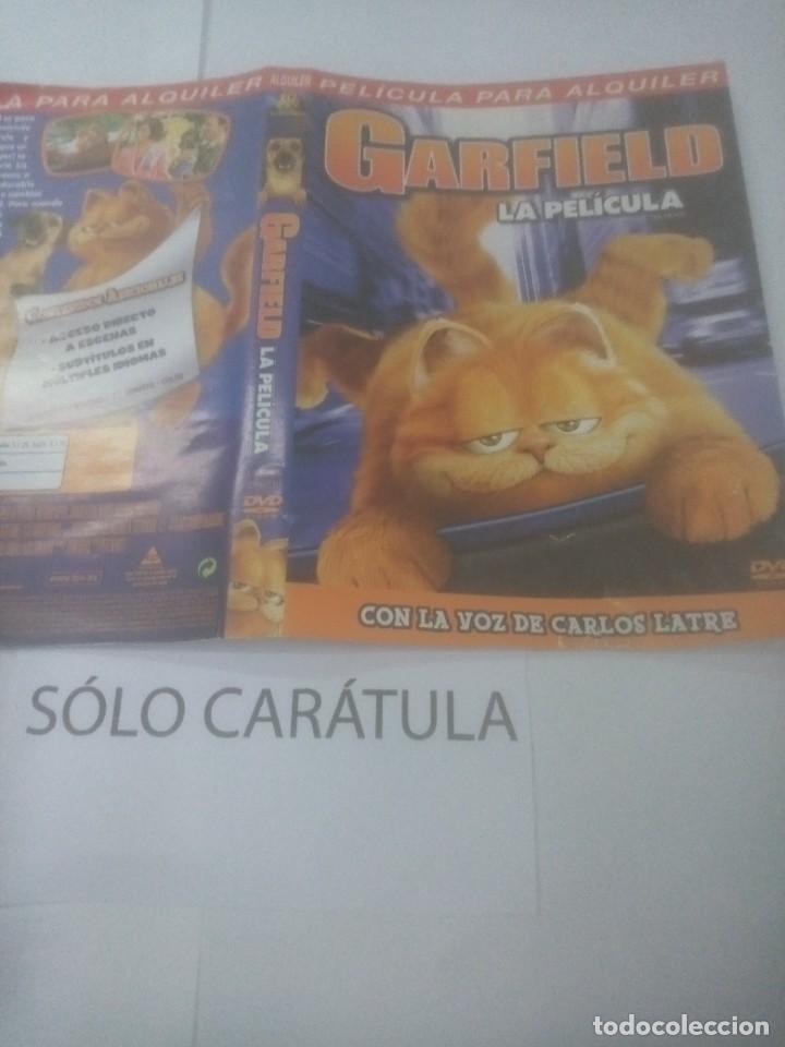 Cine: Car&aacute;tula dvd - Garfield - La pel&iacute;cula (solo car&aacute;tula)