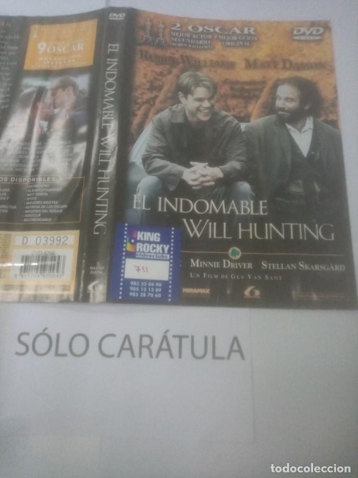 Cinema: Car&aacute;tula dvd - El indomable Will Hunting (solo car&aacute;tula)