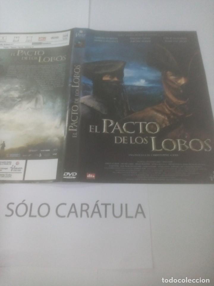 Cine: Car&aacute;tula dvd - El pacto de los lobos (solo car&aacute;tula)
