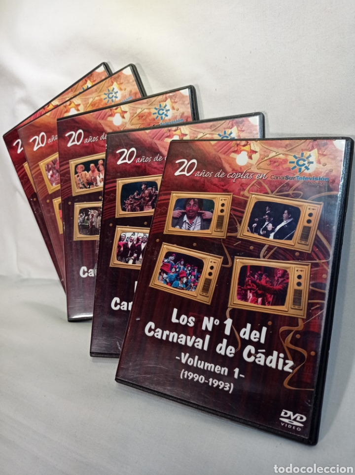 Cine: 5 DVDS LOS N&Uacute;MERO 1 DEL CARNAVAL DE C&Aacute;DIZ CANAL SUR TELEVISI&Oacute;N