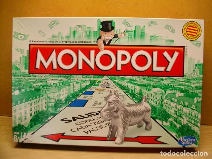 Cine: Monopoly cl&aacute;sico CALLES DE BARCELONA, juego de mesa HASBRO