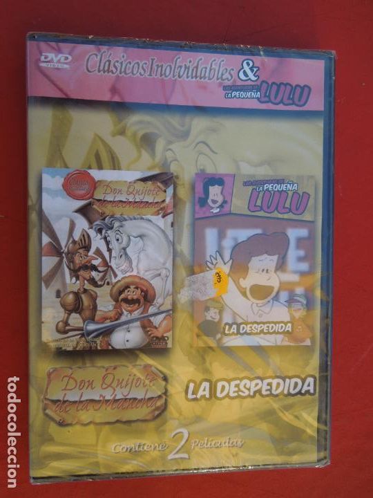 Cinema: DON QUIJOTE DE LA MANCHA Y LA PEQUE&Ntilde;A LULU - LA DESPEDIDA - DVD 2 PELICULAS -PRECINTADO