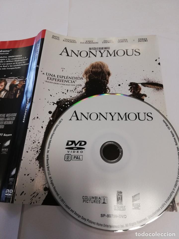 Cine: Pel&iacute;cula dvd - Anonymous - Foto 1