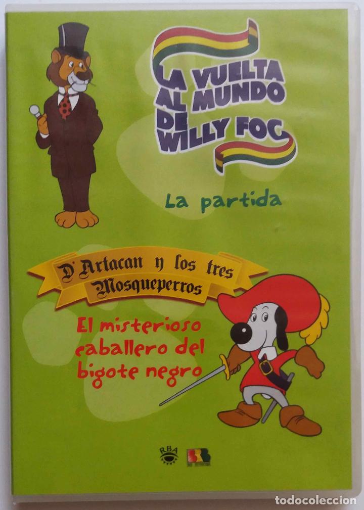 Cine: LA VUELTA AL MUNDO DE WILLY FOG, D'ARTACAN Y LOS TRES MOSQUEPERROS. SERIES TV, 2 EPISODIOS. DVD