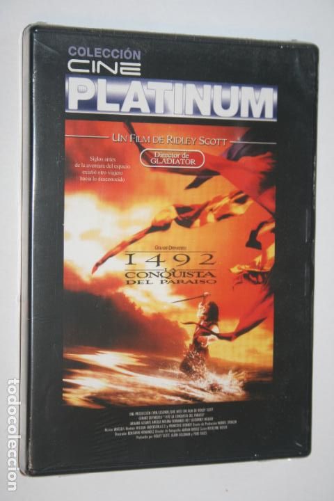 Cine: 1492, CONQUISTA DEL PARAISO (G. Depardieu) * PEL&Iacute;CULA DVD CINE AVENTURAS * JRB * PRECINTADA