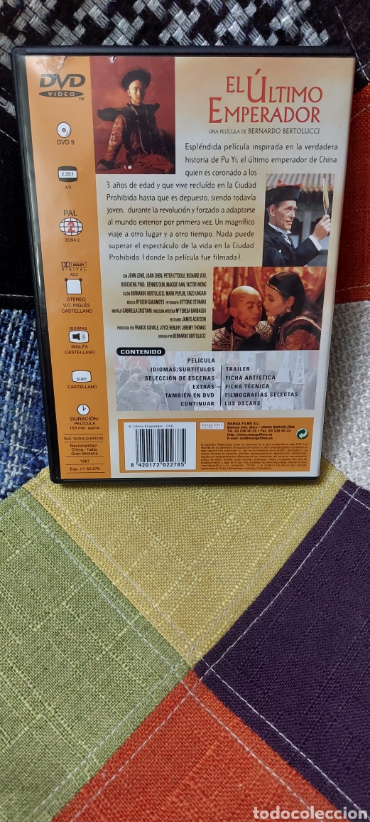 Cine: DVD El &Uacute;ltimo Emperador - Foto 3