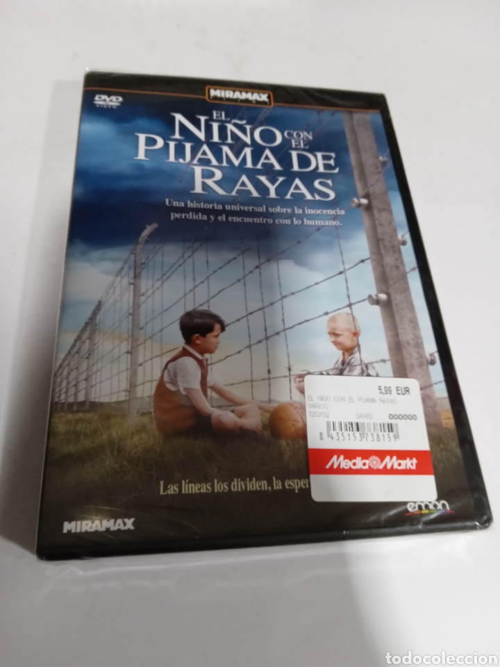 Cinema: ND33 el ni&ntilde;o con el pijama de rayas &nbsp; -DVD NUEVO PRECINTADO