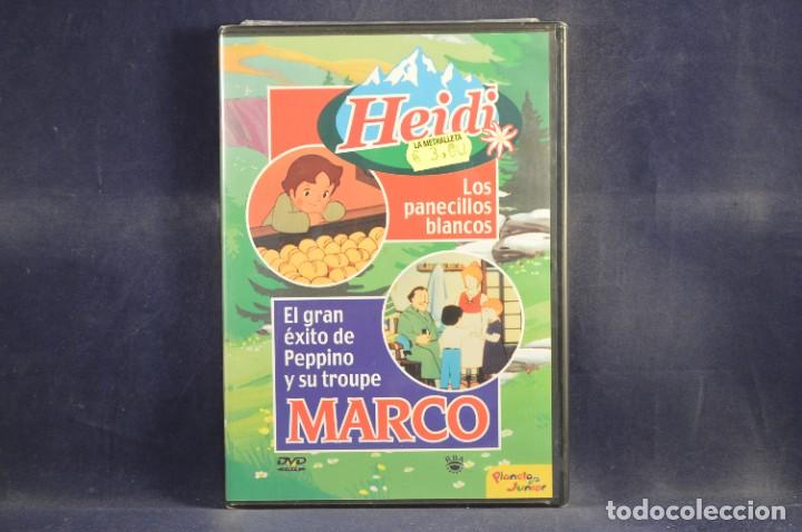 Cine: HEIDI / MARCO - LOS PANECILLOS BLANCOS / EL GRAN &Eacute;XITO DE PEPPINO Y SU TROUPE - DVD