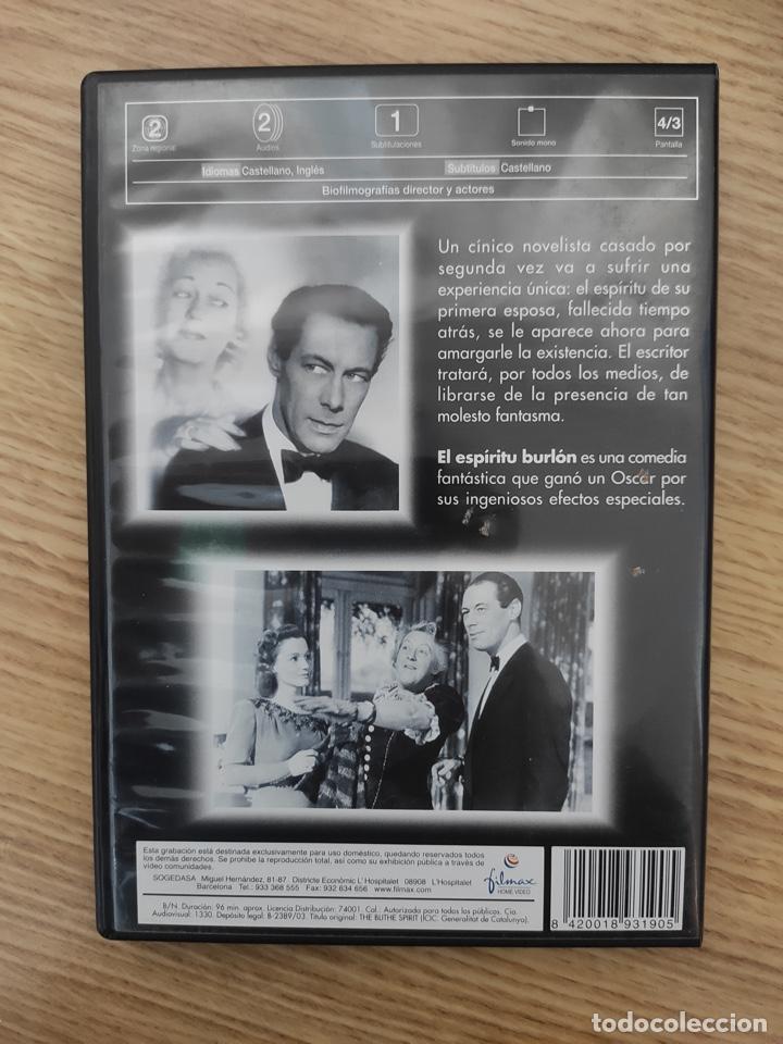 Cine: EL ESPIRITU BURLON Dvd DAVID LEAN REX HARRISON - Foto 2