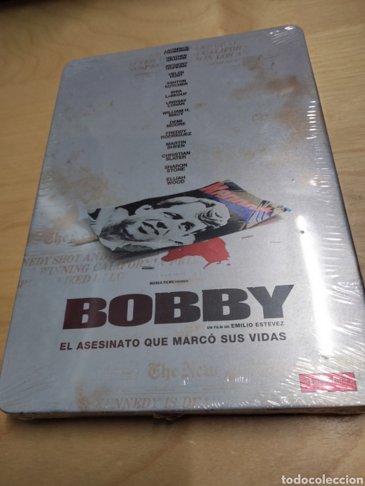 Cine: Bobby el asesinato que marc&oacute; sus vidas steelbook dvd Nuevo
