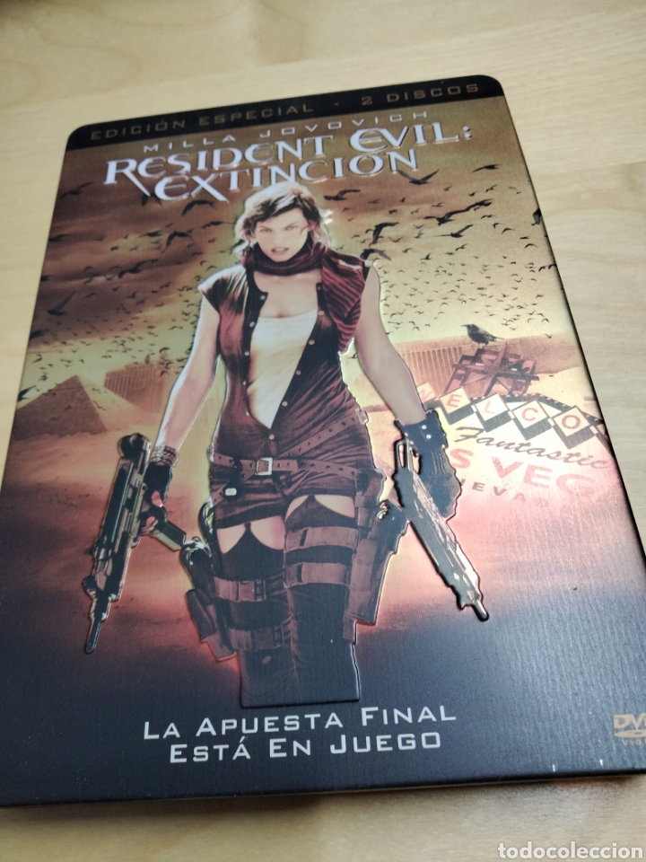 Cine: Resident Evil extinci&oacute;n steelbook dvd