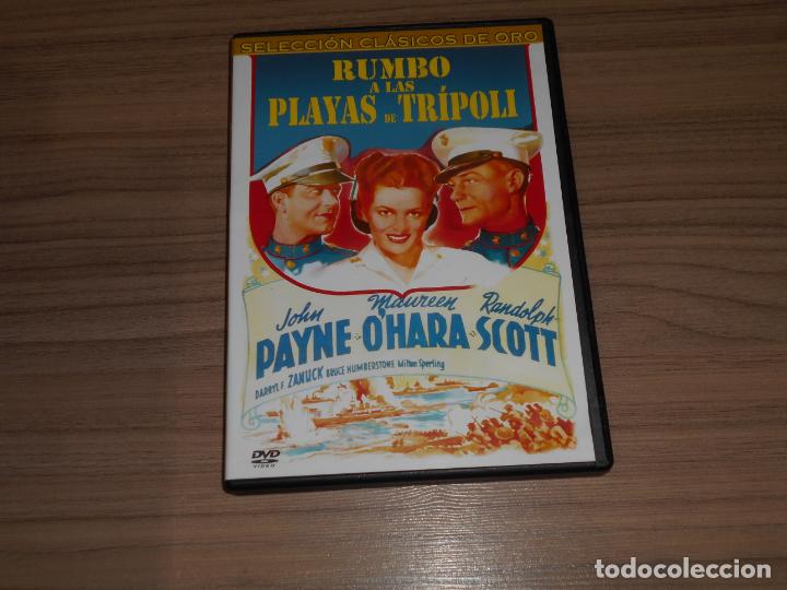 Cine: RUMBO a Las PLAYAS de TRIPOLI DVD John Payne MAUREEN O'HARA Randolph Scott COMO NUEVA