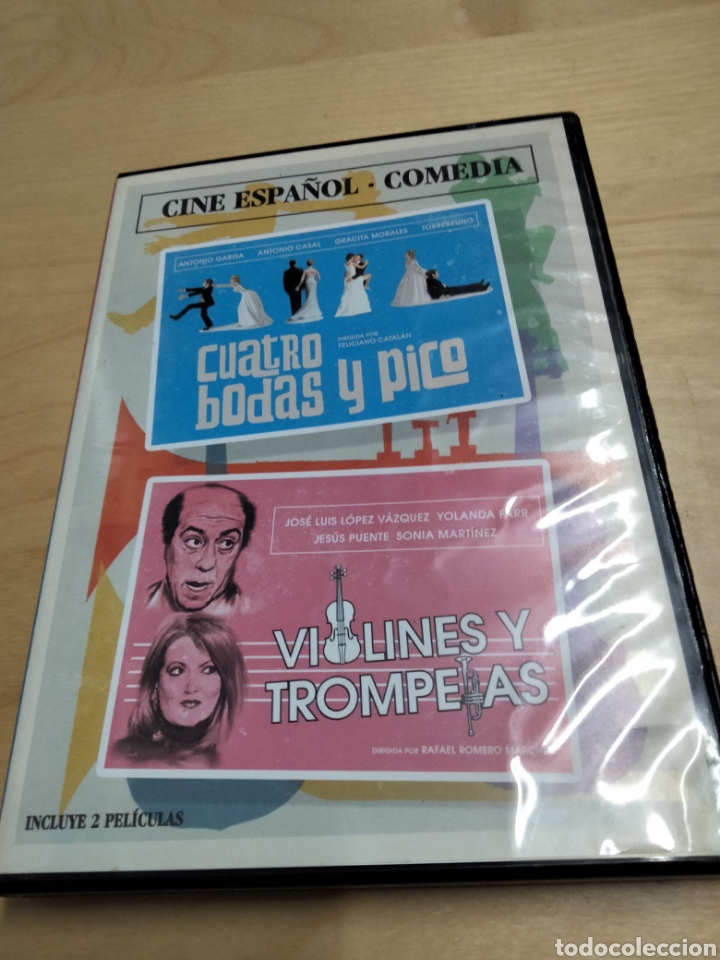 Cine: Cuatro bodas y pico / violines y trompetas dvd -9