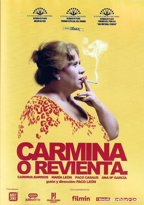 Cine: CARMINA O REVIENTA CARMINA BARRIOS