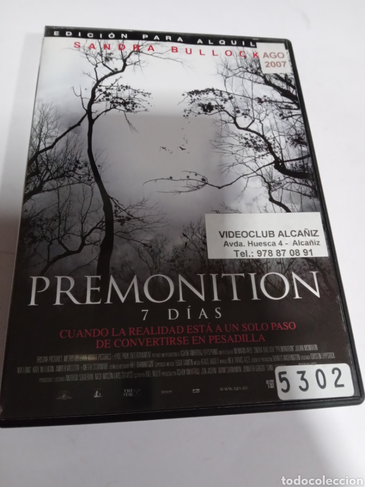 Cinema: V101 Premonition - DVD VIDECLUB MUY USADO