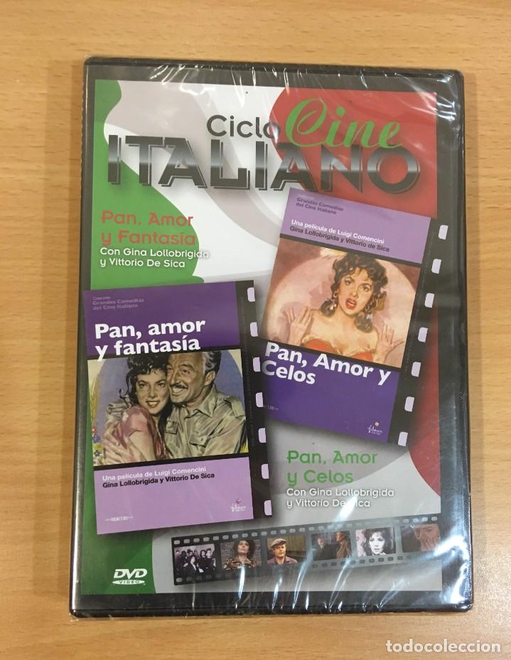 Cine: DVD 2X1 CINE CL&Aacute;SICO ITALIANO - PAN, AMOR Y FANTAS&Iacute;A (1953) + PAN, AMOR Y CELOS (1954). PRECINTADO