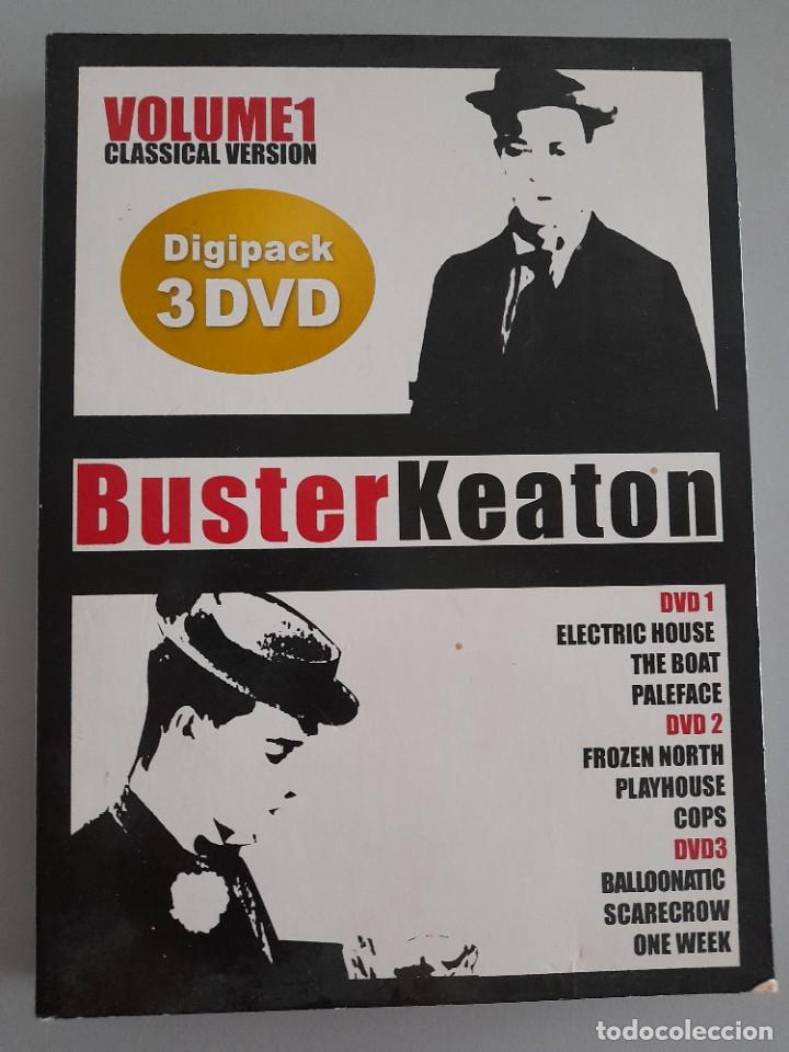 Cine: BUSTER KEATON VOLUME1 CLASSICAL VERSION PACK 3 DVD - Foto 1