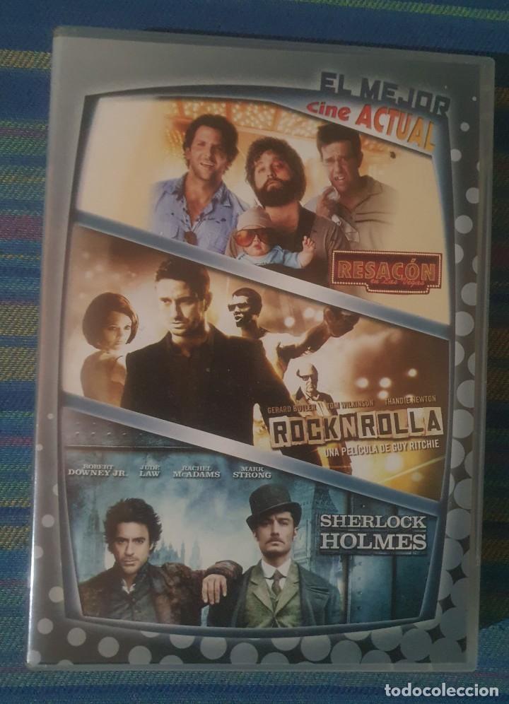 Kino: DVD PACK RESAC&Oacute;N EN LAS VEGAS ROCK N ROLLA & SHERLOCK HOLMES