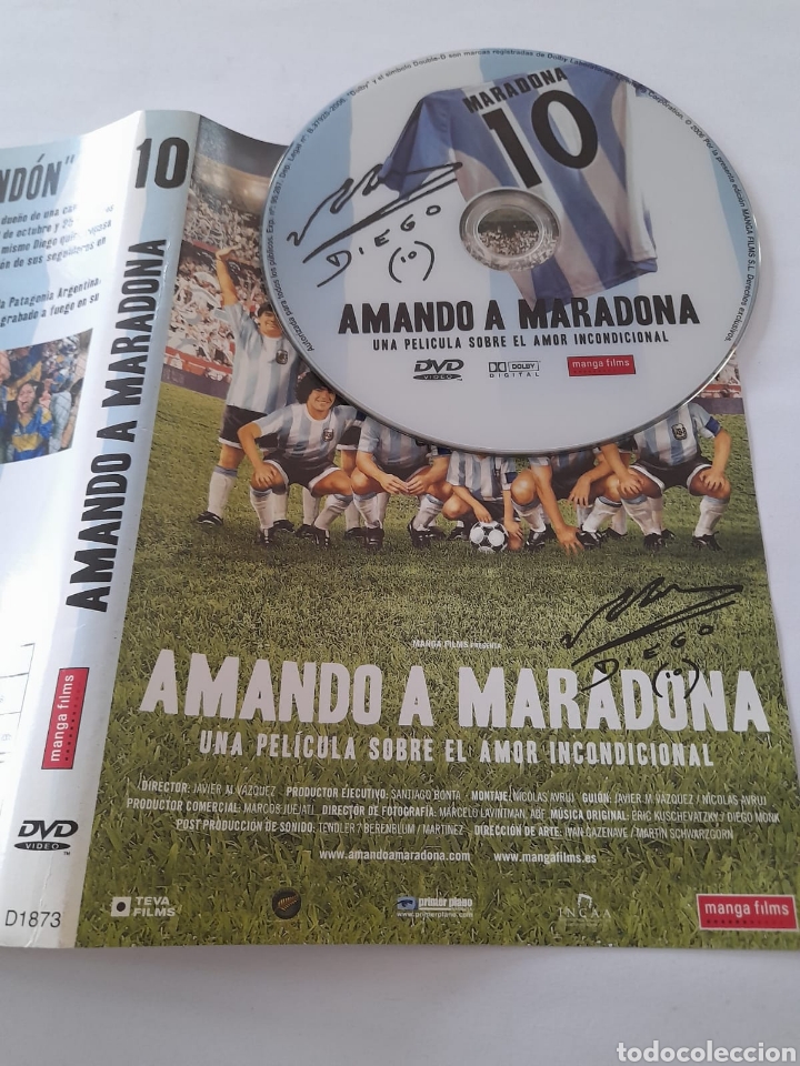 Cine: Dvd Amando a Maradona pelicula