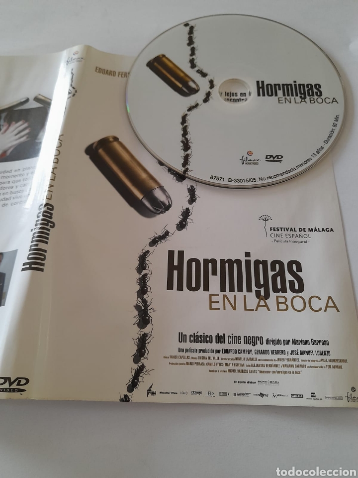 Cine: Dvd Hormigas en la boca pelicula