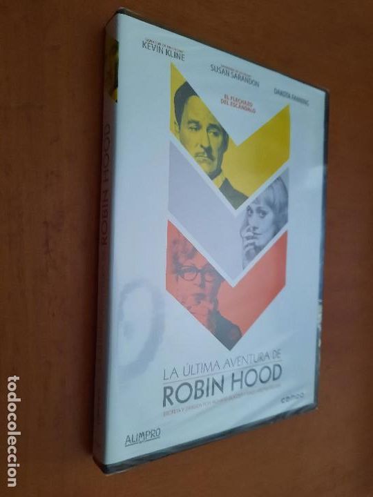 Cine: LA &Uacute;LTIMA AVENTURA DE ROBIN HOOD. DVD PRECINTADO. SIN ABRIR.