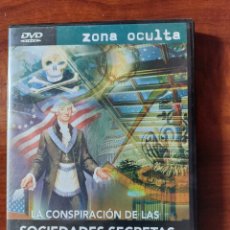 Cine: LA CONSPIRACIÓN DE LAS SOCIEDADES SECRETAS - ZONA OCULTA - AÑO CERO - DVD NUEVO. Lote 323611018