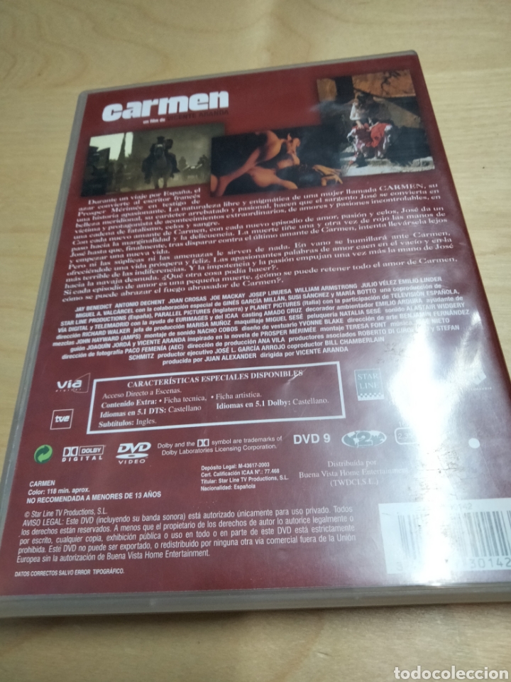 Cine: Carmen dvd ------ 211 - Foto 2