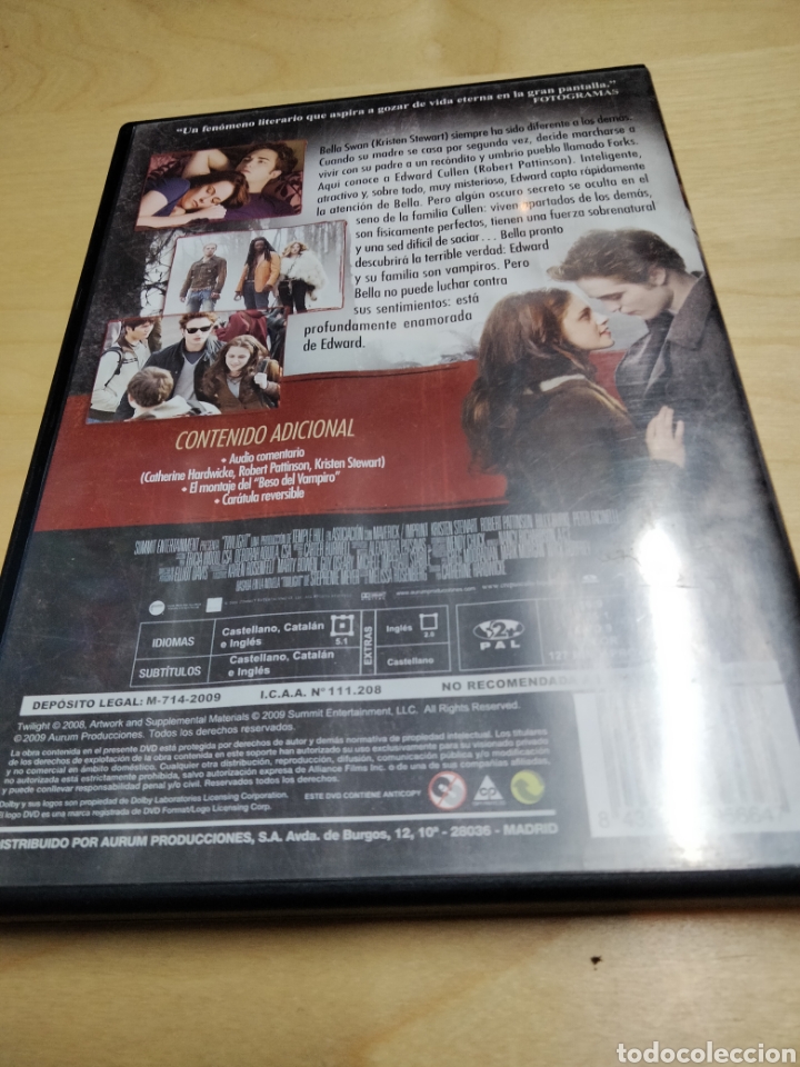 Cine: Crep&uacute;sculo dvd ---------- 2 - Foto 2